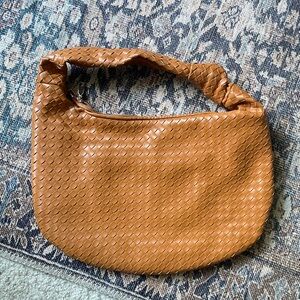 Melie Bianco Anthropologie Brigitte Tan Woven Women's Bag